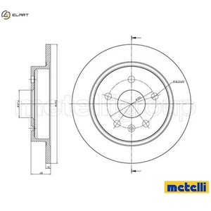 2x BRAKE DISC 23-1008C FOR VAUXHALL INSIGNIA/Mk SAAB CHEVROLET OPEL - Picture 1 of 9