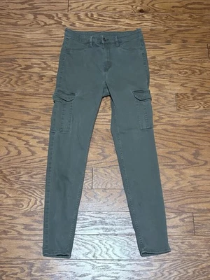 Pantalones cargo ajustados H&M Divided verde oliva para mujer, talla 10 Foto 1 de 4
