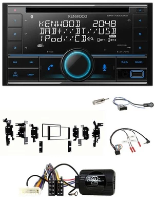 Kenwood CD 2DIN DAB USB Lenkrad Bluetooth Autoradio für Nissan Versa Tiida C11 2 - Bild 1 von 4