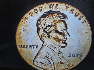 2025 Lincoln Shield Cent W/ DIE SCRATCHES OBV. MS Coin. Awesome Eye Appeal - Picture 1 of 5