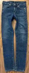 Pantalones de mezclilla Citizens of Humanity Racer tiro bajo pierna ajustada lavado medio talla 25 - Imagen 1 de 5