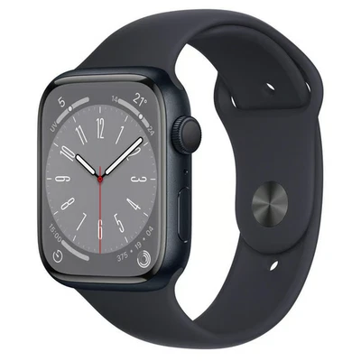 Original Apple Watch Series 8 GPS LTE CELLULAR 45 mm Midnight Aluminium OVP - Bild 1 von 4
