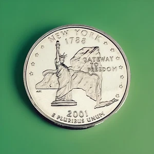 2001 S New York State Quarter Clad 25c Proof Coin - Picture 1 of 2