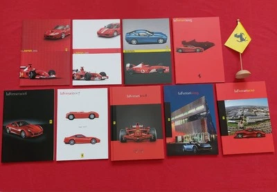 La Ferrari Brochure Catalog Prospekt 2002-2010 #9 Editions Set Konvolut Bundle - Immagine 1 di 4