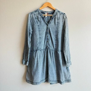 Pilcro by Anthropologie Lorelei Tunika Kleid Größe 12 Petite - Bild 1 von 8