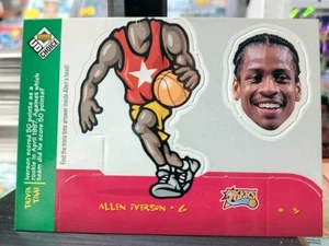1998-99 UD Choice Mini Bobbing Head # 3 Allen Iverson NBA 76ers Basketball HOF - Bild 1 von 1