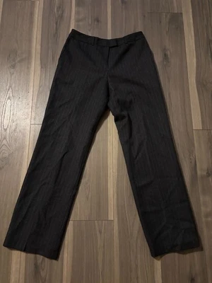 Vintage Harve Benard by Benard Holtzman Pinstripe Trouser Pants ~ 100% Wool ~ 8 - Image 1 of 4