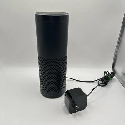 Amazon ECHO PLUS 1st Generation Alexa Built-In Zigbee Hub Home Automation Black - Image 1 of 4