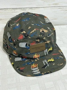 Obey Propaganda Streetwear Hat Adjustable Allover Print ROTTWEILER Dog Trash Can - Picture 1 of 17