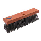 Bon Steel Wire Asphalt Broom 16 In. Heavy-Duty Carbon Steel Bristle Broom