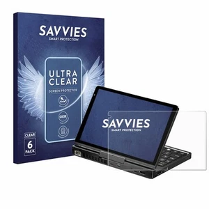 Savvies 6x Folie für GPD Pocket 4 Schutzfolie Displayschutz Display Schutz Klar - Photo 1/11