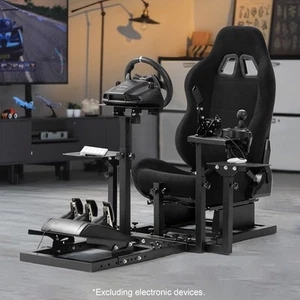 Marada Supporto Per Volante Da Corsa Flugsimulation Cockpit Adatto Per Logitech - Picture 1 of 37