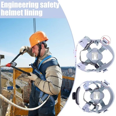 Hat Suspension Gifts Helmet Insert Ergonomic Adjustable Professional Gray T1K2 - Imagen 1 de 4