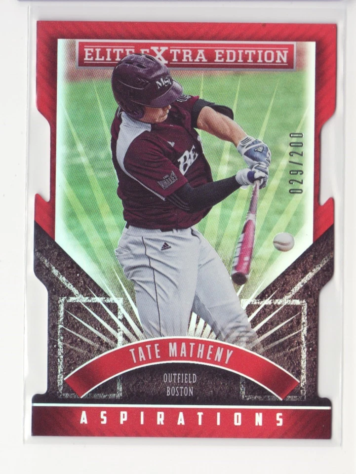 2015 Elite Extra Edition Aspirations Die Cut #112 Tate Matheny 029/200 Flat S/H - Image 1 of 1