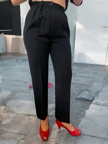 CELINE Pantaloni lana vintage Céline Oldey Moneyziosi silen luss vita alta an 90 EU 40 U