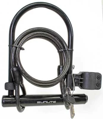 LOCK SunLite U Mountain wBRACKET &4FTX10mmCABLE - Image 1 of 2