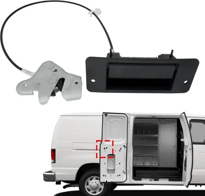 Cerradura Inferior con Manija Lado Pasajero Para Ford E-350 Super Duty 1999-2014 - Image 1 of 4