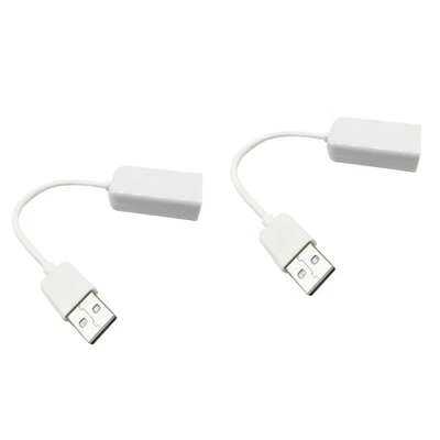  2 STÜCKE USB 2.0 Sound Virtual 7.1 Kanal Audio 3D Adapter mit Kabelleitung für - Bild 1 von 4