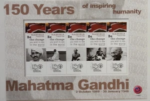 Namibia Mahatma Gandhi 150th Anniversary Souvenir Sheet 2019-ZZIAA - Picture 1 of 4
