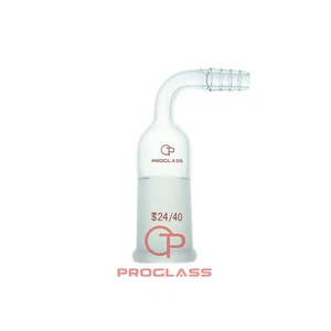 Laboratory Glass Adapters Inlet, Outer Joint,90° - Picture 1 of 1