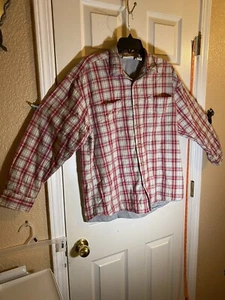 Canyon River Blues Boys XL 18-20 Plaid Long Sleeve Button Up Shirt Flannel Youth - Picture 1 of 13
