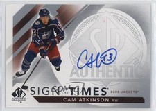 2017-18 SP Authentic Sign of the Times Auto Cam Atkinson #SOTT-CA Auto