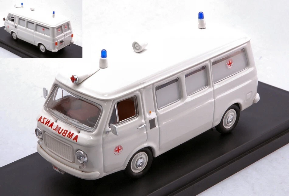 Rio FIAT 238 AMBULANZA CROCE ROSSA 1968 160° ANNIVERSARIO 1:43 - Immagine 1 di 1