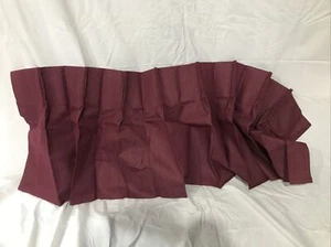 Burgundy Pinch Pleat Valance 48” Wide X 15” Long - Picture 1 of 2