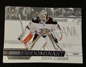 2020-21 Upper Deck Predominant PR21 John Gibson Anaheim Ducks - Picture 1 of 2