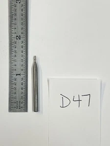 1 NUOVO MULINO TERMINALE IN METALLO DURO DIAMETRO USA 3/64" 2FL SFERA 1-1/2" OAL 1/8" LOC (D47) - Foto 1 di 4