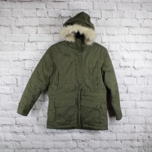 LL Bean Womens Green Polyester Lined Insulated Baxter State Parka Down Jacket XS - Picture 1 of 12