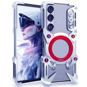 Funda con soporte de anillo para Sony Xperia 1 5 10 VI VII Armadura Aluminio Metal Cubierta de parachoques - Imagen 1 de 16