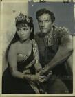 1960 Press Photo Elana Eden & Tom Tyron in "The Story of Ruth" - noo13496