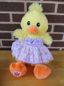 Build A Bear 18" Sunshine Chick -Yellow/Orange-Floral Spring Dress Tags 2020 - Picture 1 of 8