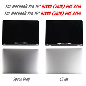 LCD Screen Replacement+Top Cover For Macbook Pro A1990 15" 2018-2019 (3215/3359) - Picture 1 of 18