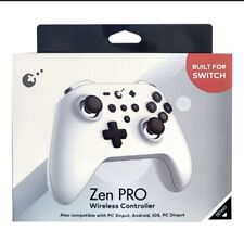 ZEN PRO Wireless Gaming Controller for Nintendo Switch, PC & iOS Android White