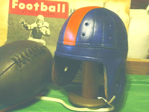 1940 Auburn Leather Football Helmet  Tigers  SEC Champs Cover