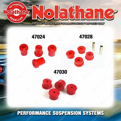 Nolathane Spring eye shackle bush kit for FORD ESCORT MK2 1600 2000 RS2000 4CYL - image 1 of 2