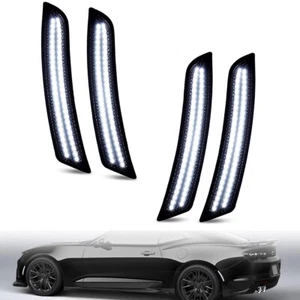 4X LED Side Marker Lights Front Rear Set for Chevy Camaro LS LT SS ZL1 2016-2023 - Picture 1 of 11