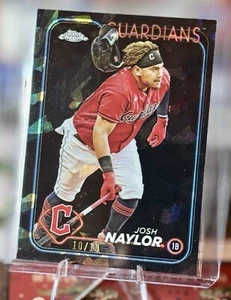 2024 Topps Cromo Zafiro Josh Naylor Negro 10/10 Guardianes - Imagen 1 de 2