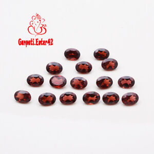 Natural Garnet 5x3 MM Oval Shape Excellent Cut Calibrated Size Loose Gemstone