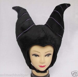 Disney MALEFICENT Deluxe Headpiece Plush Hat Horns Sleeping Beauty Costume
