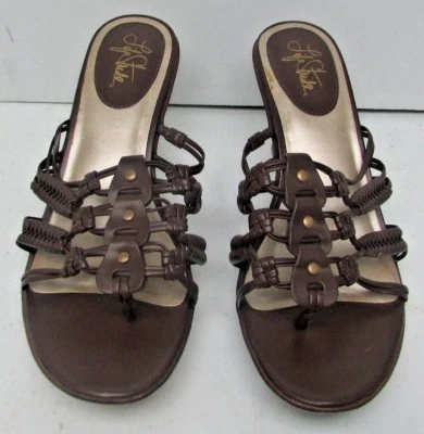 Новый LifeStride искры коричневый сплетенный гладкий размер 8 женщин США средний каблуки - Изображение 1 из 4