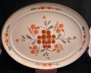 Noritake Stoneware Bliss 14" Oval Meat or Serving Platter {sh45} - Picture 1 of 2