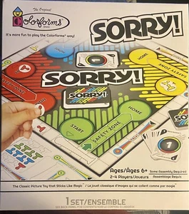 Sorry! Brettspiel von Hasbro - Limited Edition 2022 von Colorforms - Bild 1 von 3