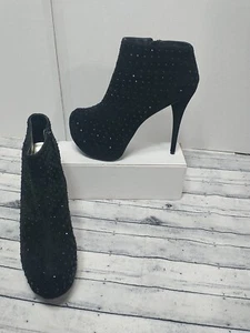 Wild Pair Zapatos Mujer Talla 10M Negro Plataforma Con Daños - Imagen 1 de 13