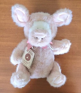 NWT Boyds Bears Head Bean Collection Oinkins Master of Disguise Jointed Bear Pig - Picture 1 of 10