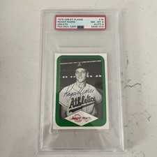 1975 Great Plains Autograph #18 Roger Maris PSA/DNA Mint with 9 auto