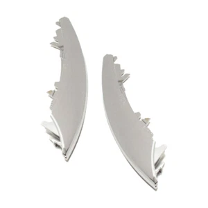 Fits For W222 S-Class 2014-2017 Front Left & Right Bumper Grille Trim Chrome - Picture 1 of 8