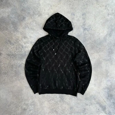 SUDADERA CON CAPUCHA VINTAGE JUST CAVALLI MONOGRAMA CREMALLERA LATERAL Y2K ROBERTO - TALLA ADULTO XS Foto 1 de 4